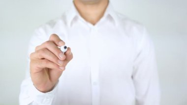 Strateji geliştirme, adam cam üzerine yazma