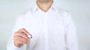 Ayrımcılık, adam cam üzerine yazma