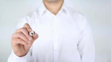 Ne kolay değil sağ olanı yapmak, cam üzerinde yazılı adam