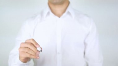 Daha iyi yemek, cam üzerinde yazılı adam