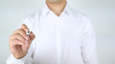 Yeri doldurulamaz, adam cam üzerine yazma