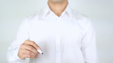 Son dakika, cam üzerinde yazılı adam