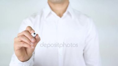 Son dakika fırsatlar, adam cam üzerine yazma