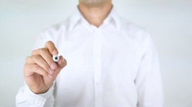 Web hosting, cam üzerinde yazılı adam