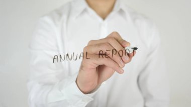 Faaliyet Raporu, camın üzerine yazılmış