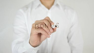 Bonus, camın üzerine yazılmış