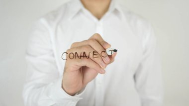 Bağlanmak, camın üzerine yazılmış