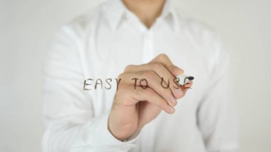 Kullanımı kolay, camına yazılı