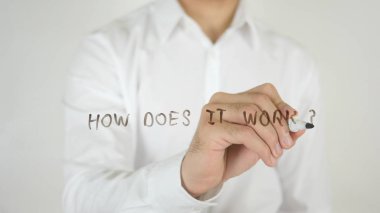 Nasıl çalışır?, camın üzerine yazılmış