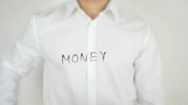 Para, camın üzerine yazılmış