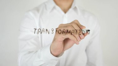 Dönüşüm, camın üzerine yazılmış