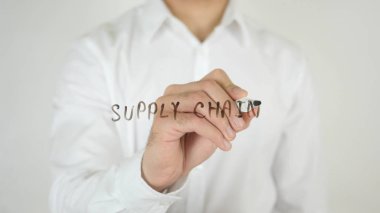 Tedarik zinciri, camın üzerine yazılmış