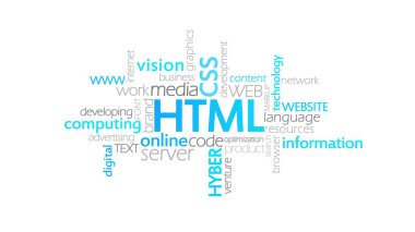 HTML, tipografi animasyon