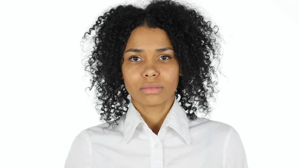 Retrato de mujer afroamericana — Foto de Stock