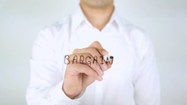 Pazarlık, dostum el yazısı cam üzerine yazma