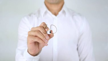 3D, adam cam, el yazısıyla yazma