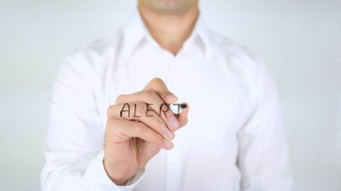 Uyar, dostum el yazısı cam üzerine yazma