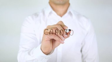 Kardiyo, adam cam, el yazısıyla yazma