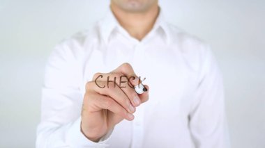 Çek, dostum el yazısı cam üzerine yazma