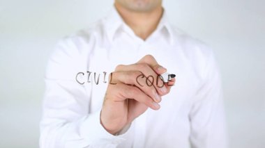 Medeni Kanun, adam cam, el yazısıyla yazma