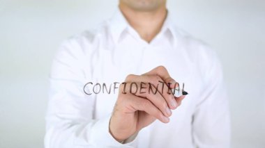 Gizli, adam cam, el yazısıyla yazma