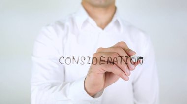 Göz, adam cam, el yazısıyla yazma