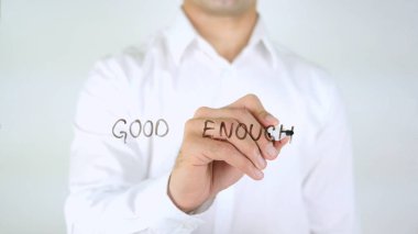 İyi yeterli, işadamı yazma camına