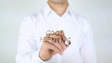 İyi akşamlar, işadamı yazma camına