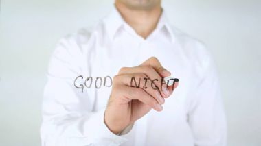 İyi geceler, işadamı yazma camına