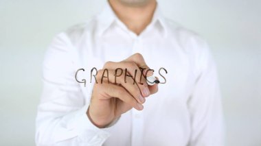 Grafik, işadamı yazma camına