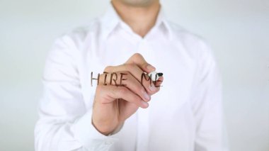 Bana, iş işadamı yazma camına