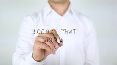 İş fikirleri iş adamı yazma camına