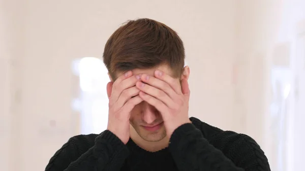 Başarısızlık, büyük iş kaybı tepki adam portresi