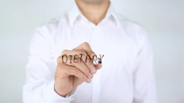 Diyet, adam cam üzerine yazma