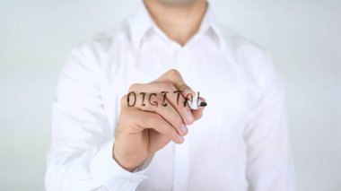Dijital, adam cam üzerine yazma