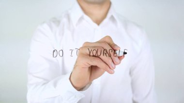 Kendiniz yapın, cam adam yazma