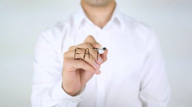 Yemek, dostum camın üzerine yazma