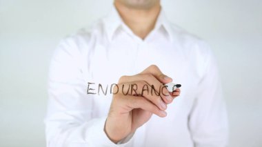 Dayanıklılık, adam cam üzerine yazma