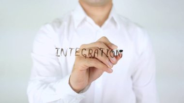 Tümleştirme, adam cam üzerine yazma