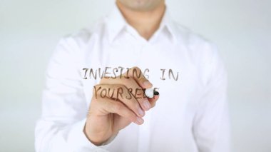 Kendinize yatırım, cam üzerine yazma dostum