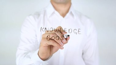 Bilgi artırmak, adam cam üzerine yazma