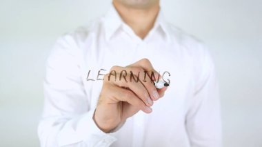 Öğrenme, dostum camın üzerine yazma