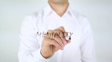 Zihniyet, adam cam üzerine yazma