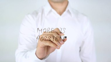 Daha fazla mümkündür, cam adam yazma