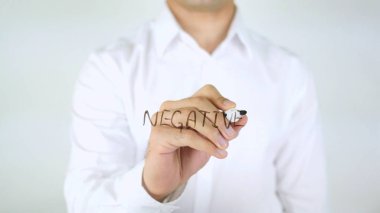 Negatif, dostum camın üzerine yazma