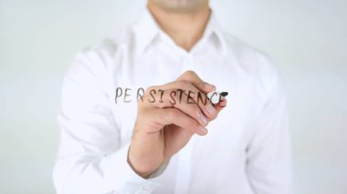 Sebat, adam cam üzerine yazma