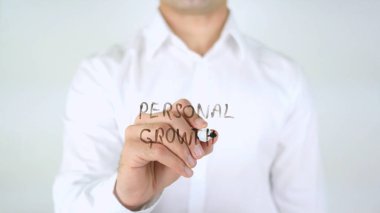 Kişisel gelişim, adam cam üzerine yazma