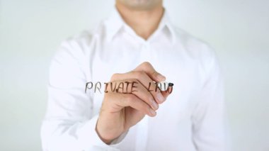 Özel Hukuk, adam cam üzerine yazma