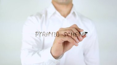 Piramit düzeni, cam adam yazma