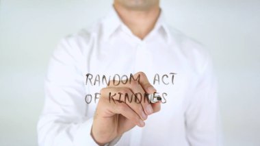 İyilik, rastgele hareket dostum cam üzerine yazma